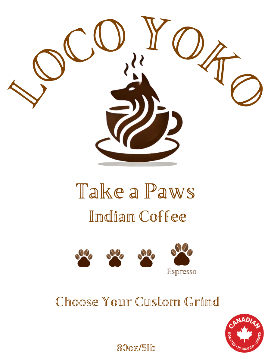 Take a Paws - Indian Coffee - 80oz/5lb
