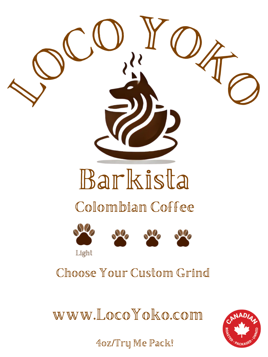 Barkista - Colombian Coffee - 4oz/0.25lb