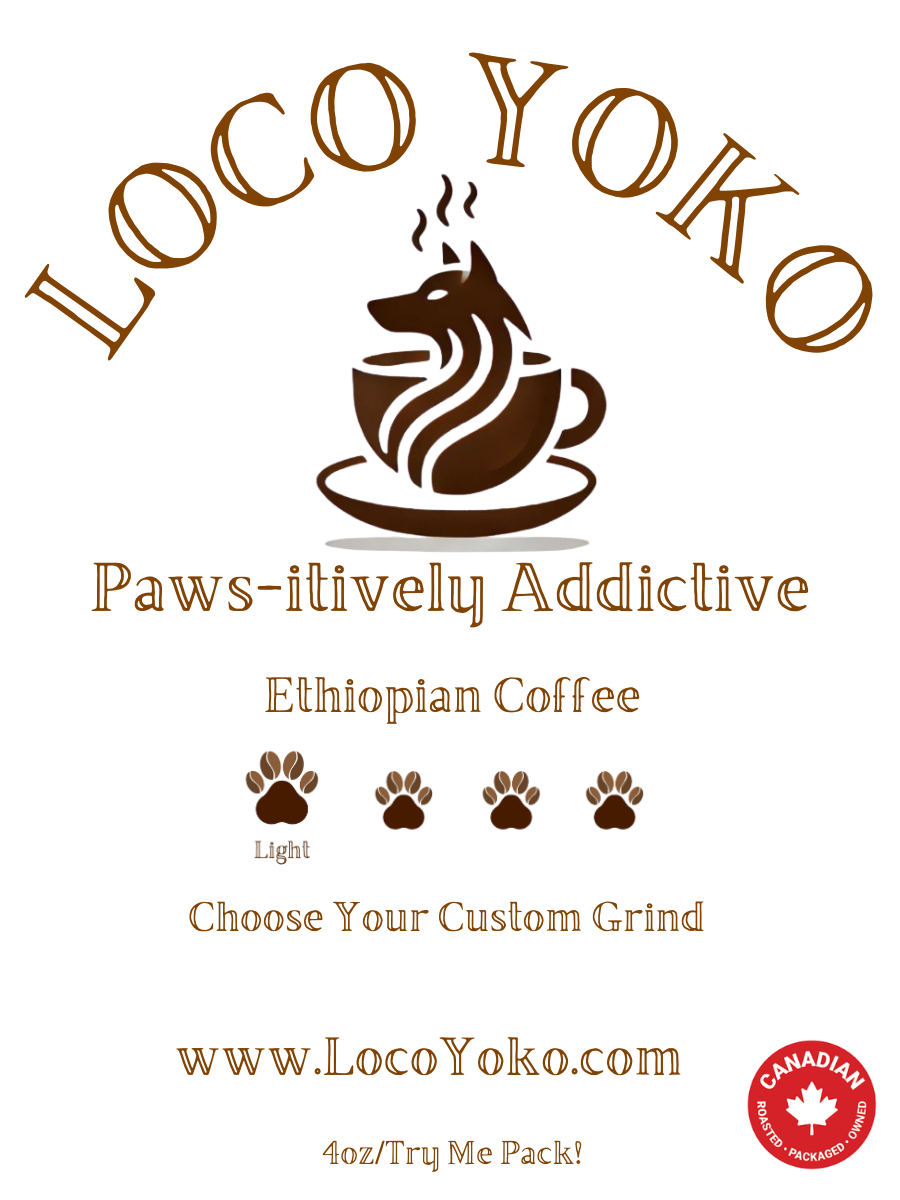 Paws-itively Addictive - Ethiopian Coffee - 4oz/0.25lb