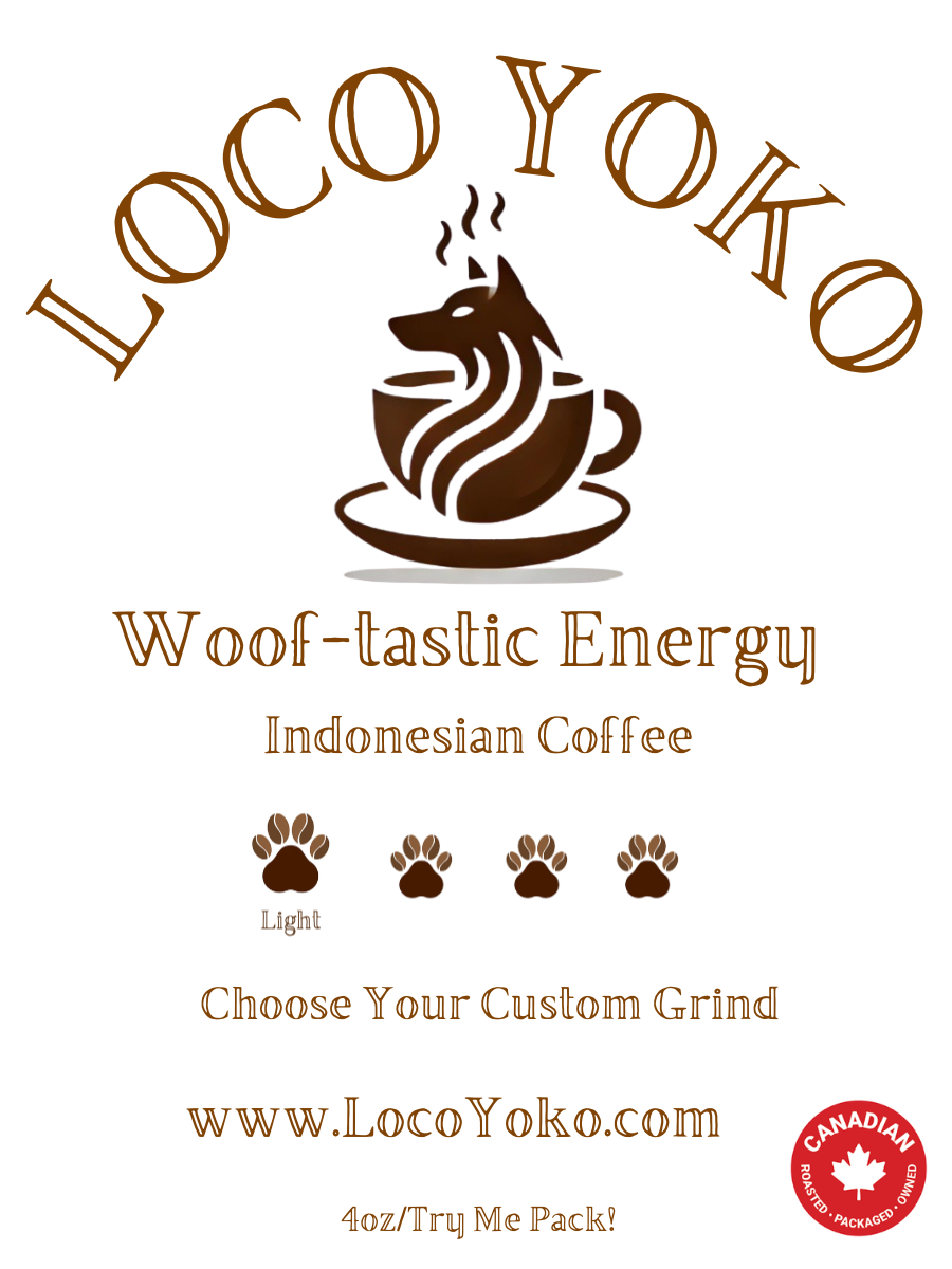 Woof-tastic Energy - Indonesian Coffee - 4oz/0.25lb