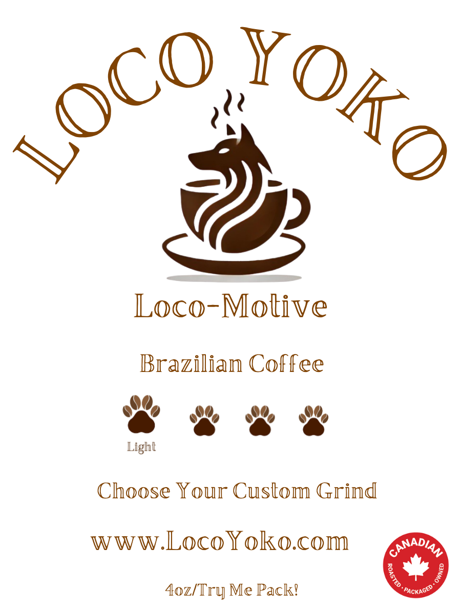 Loco-Motive - Brazilian Coffee - 4oz/0.25lb