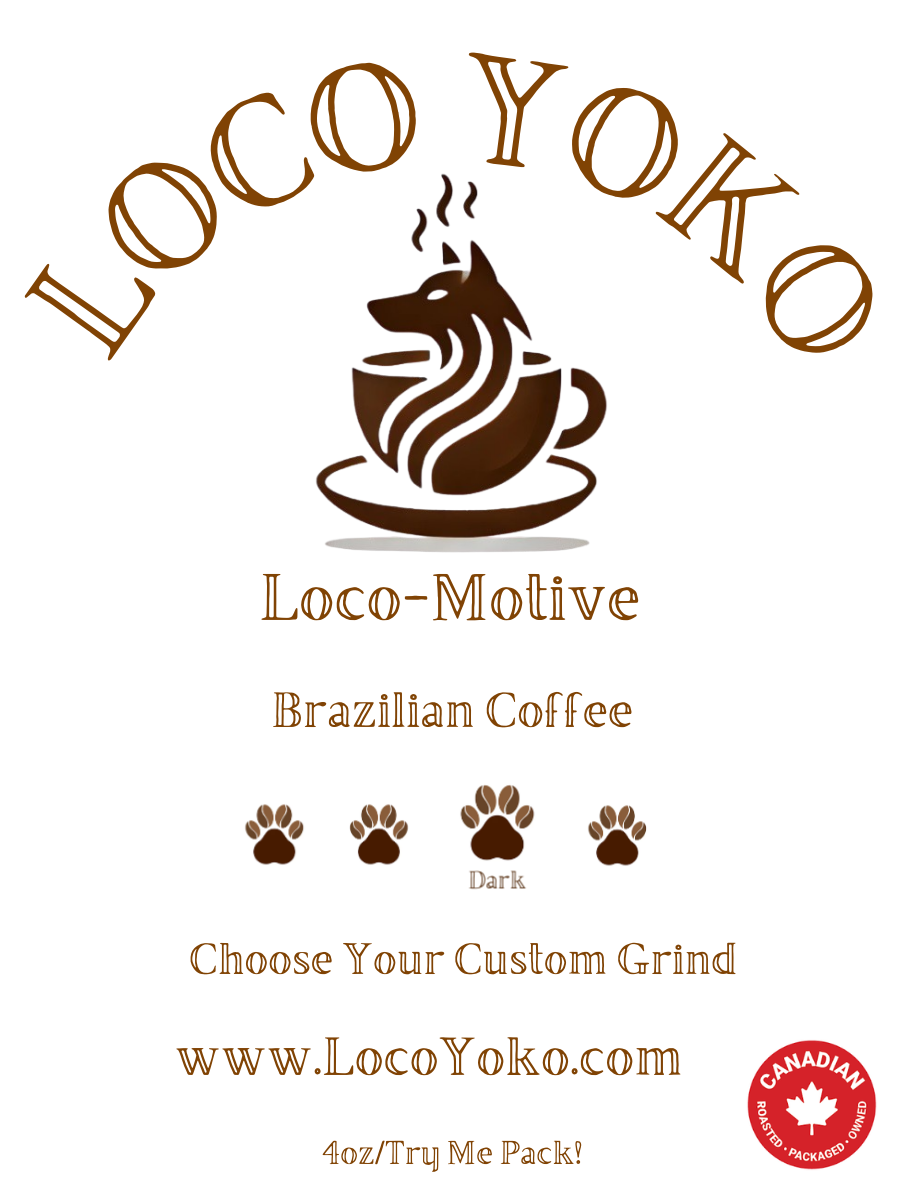 Loco-Motive - Brazilian Coffee - 4oz/0.25lb