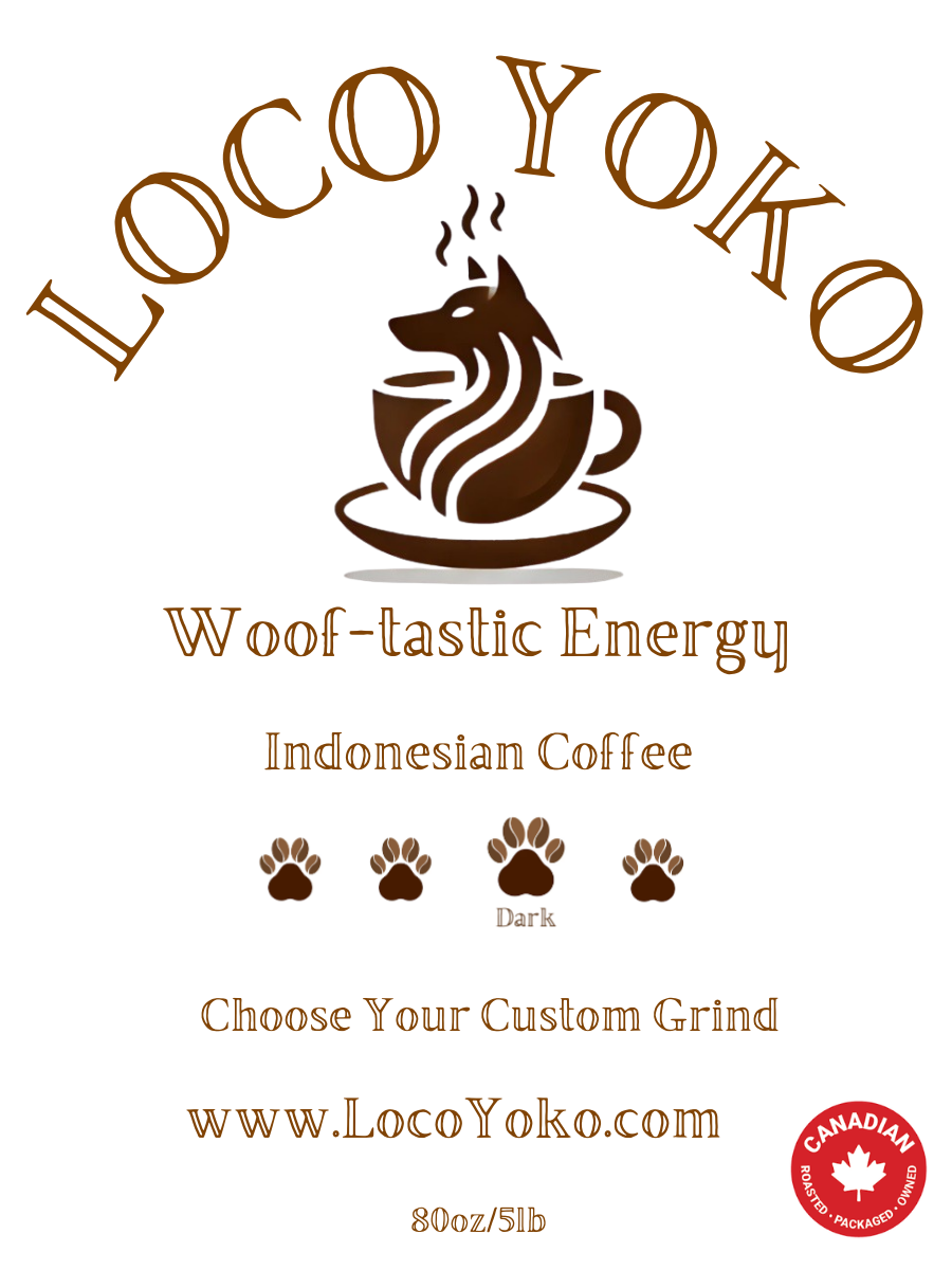 Woof-tastic Energy - Indonesian Coffee - 80oz/5lb