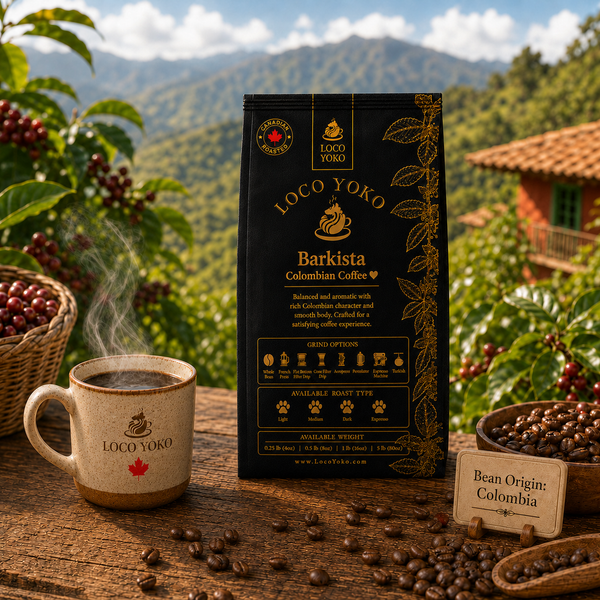 Barkista Colombian Coffee: Smooth Single-Origin Coffee Roasted in Canada