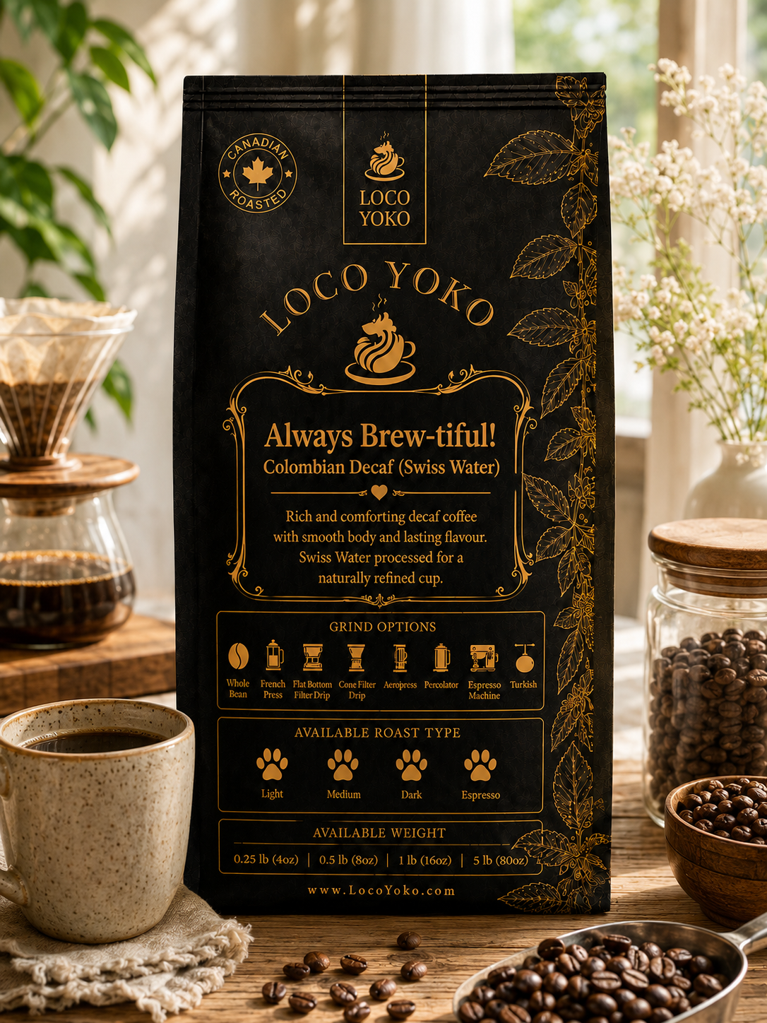 Always Brew-tiful! - Colombian Decaf (Swiss Water) - LocoYoko Coffee