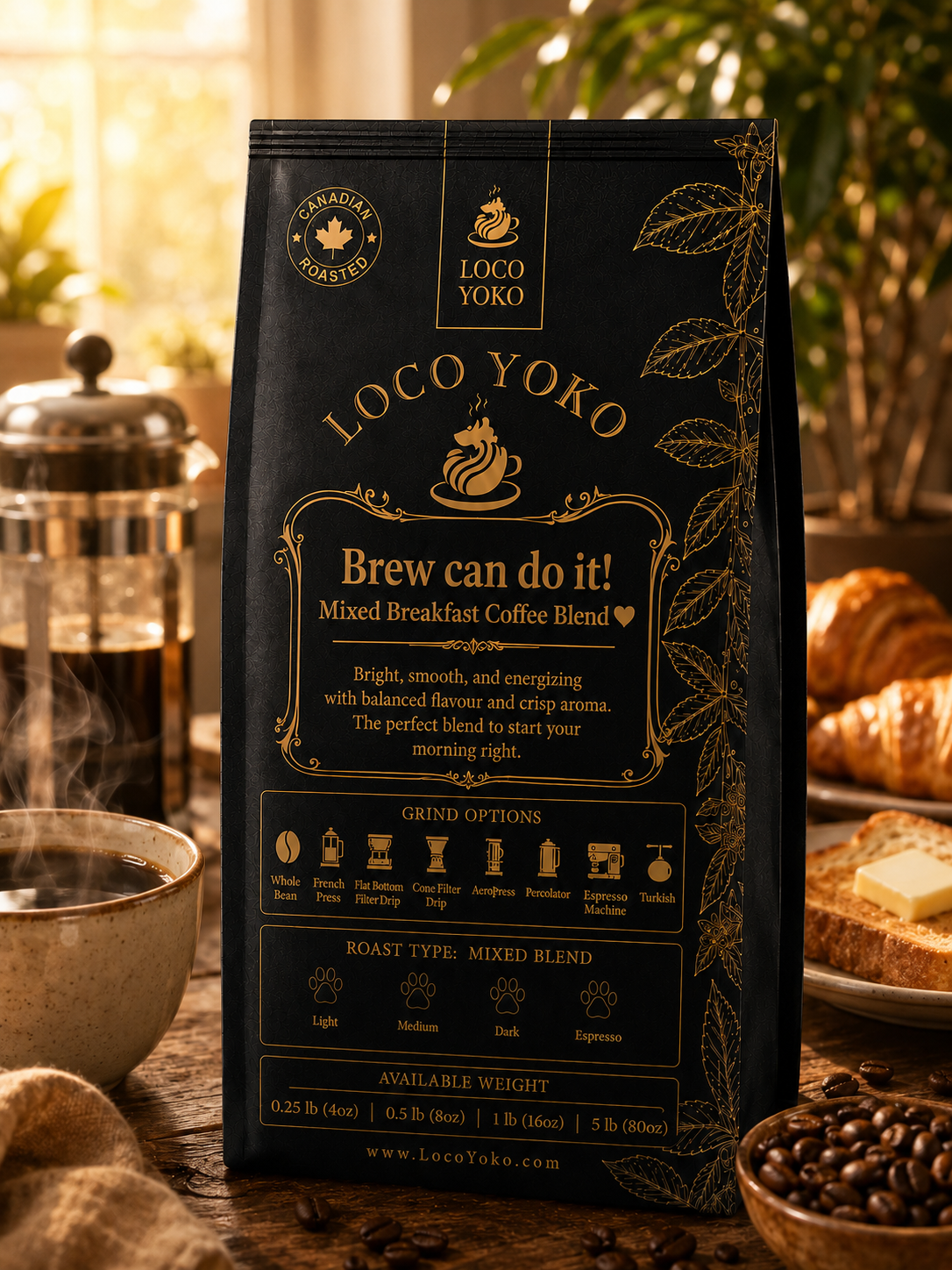 Brew can do it! - Mixed Breakfast Coffee Blend - LocoYoko Coffee