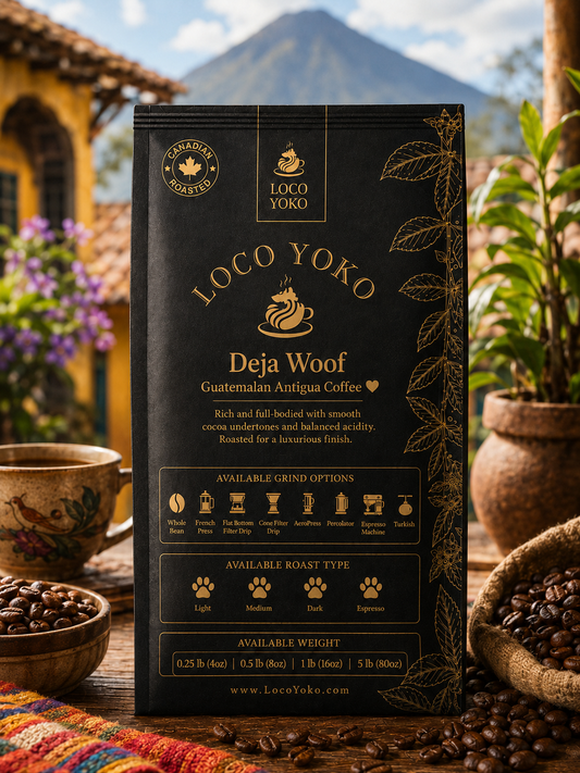 Deja Woof - Guatemalan Antigua Coffee - LocoYoko Coffee