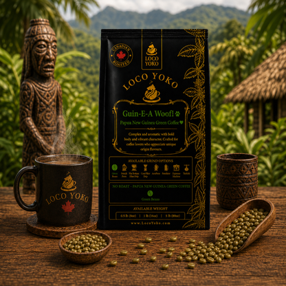 Guin-E-A Woof!  - Papua New Guinea Green Coffee