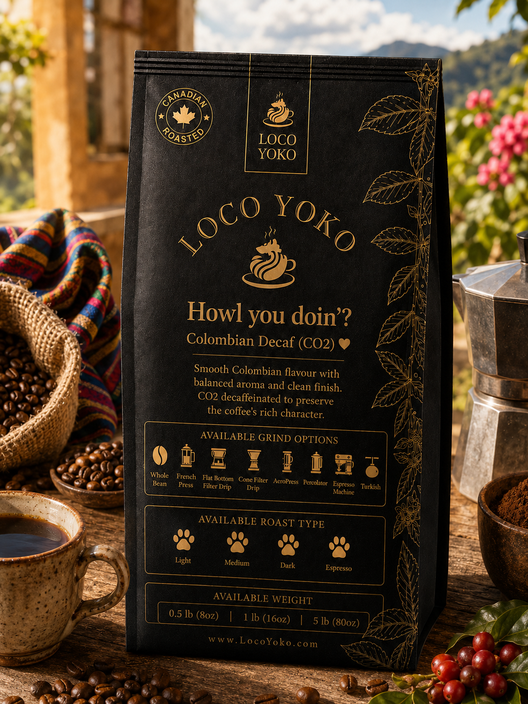 Howl you doin'? - Colombian Decaf (CO2) - LocoYoko Coffee