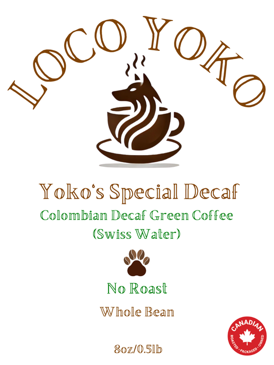 Yoko's Special Decaf - Colombian Decaf Green Coffee (Swiss Water)