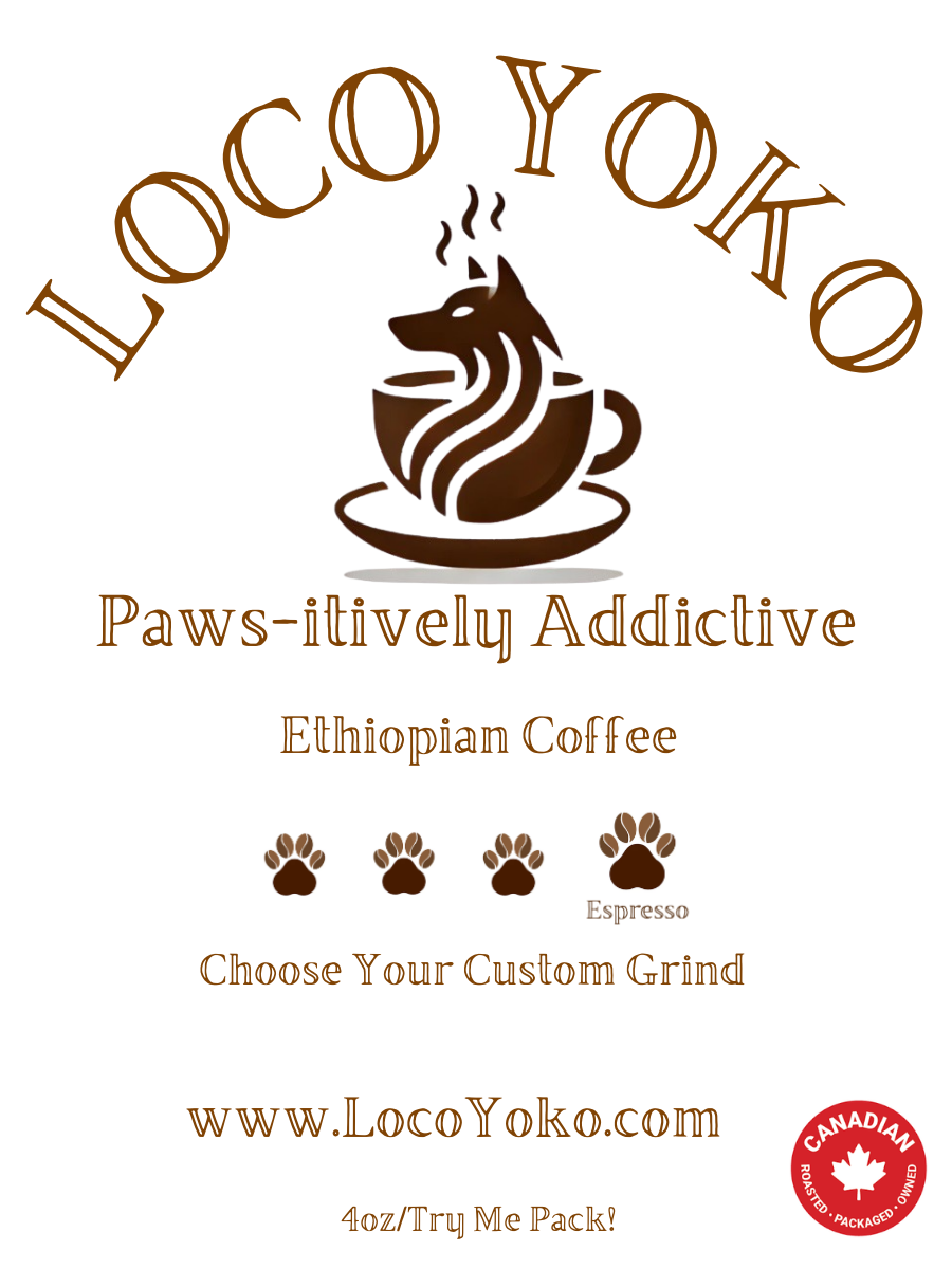 Paws-itively Addictive - Ethiopian Coffee - 4oz/0.25lb
