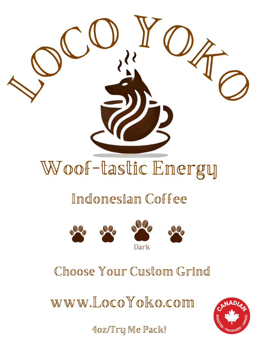 Woof-tastic Energy - Indonesian Coffee - 4oz/0.25lb