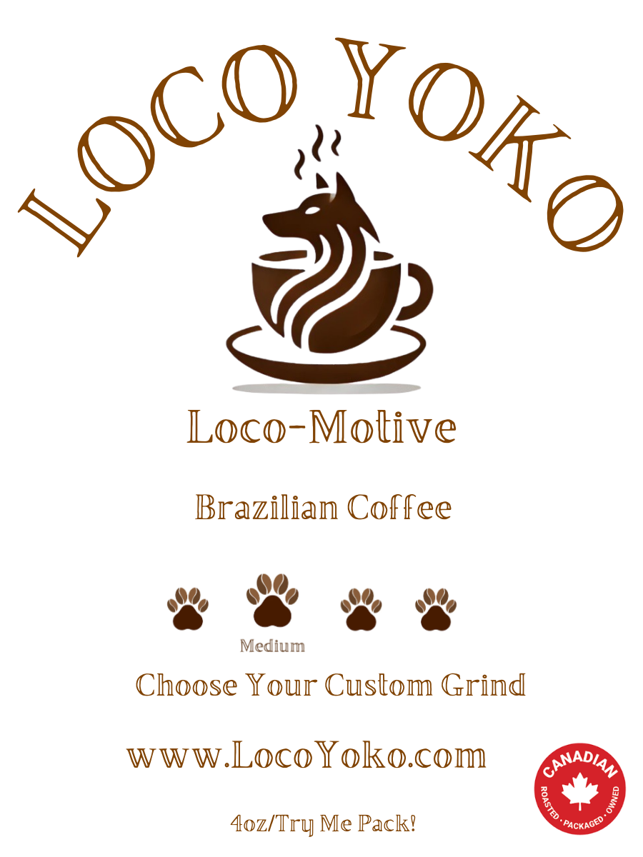 Loco-Motive - Brazilian Coffee - 4oz/0.25lb