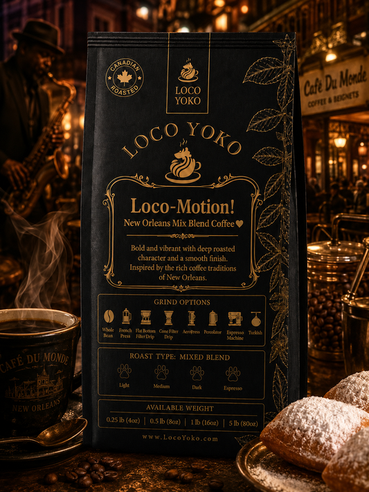 Loco-Motion! - New Orleans Mix Blend Coffee - LocoYoko Coffee