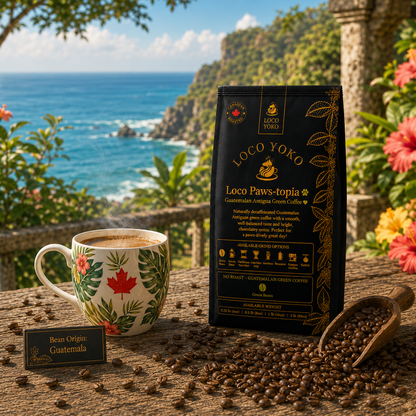 Loco Paws-topia - Guatemalan Antiguan Green Coffee