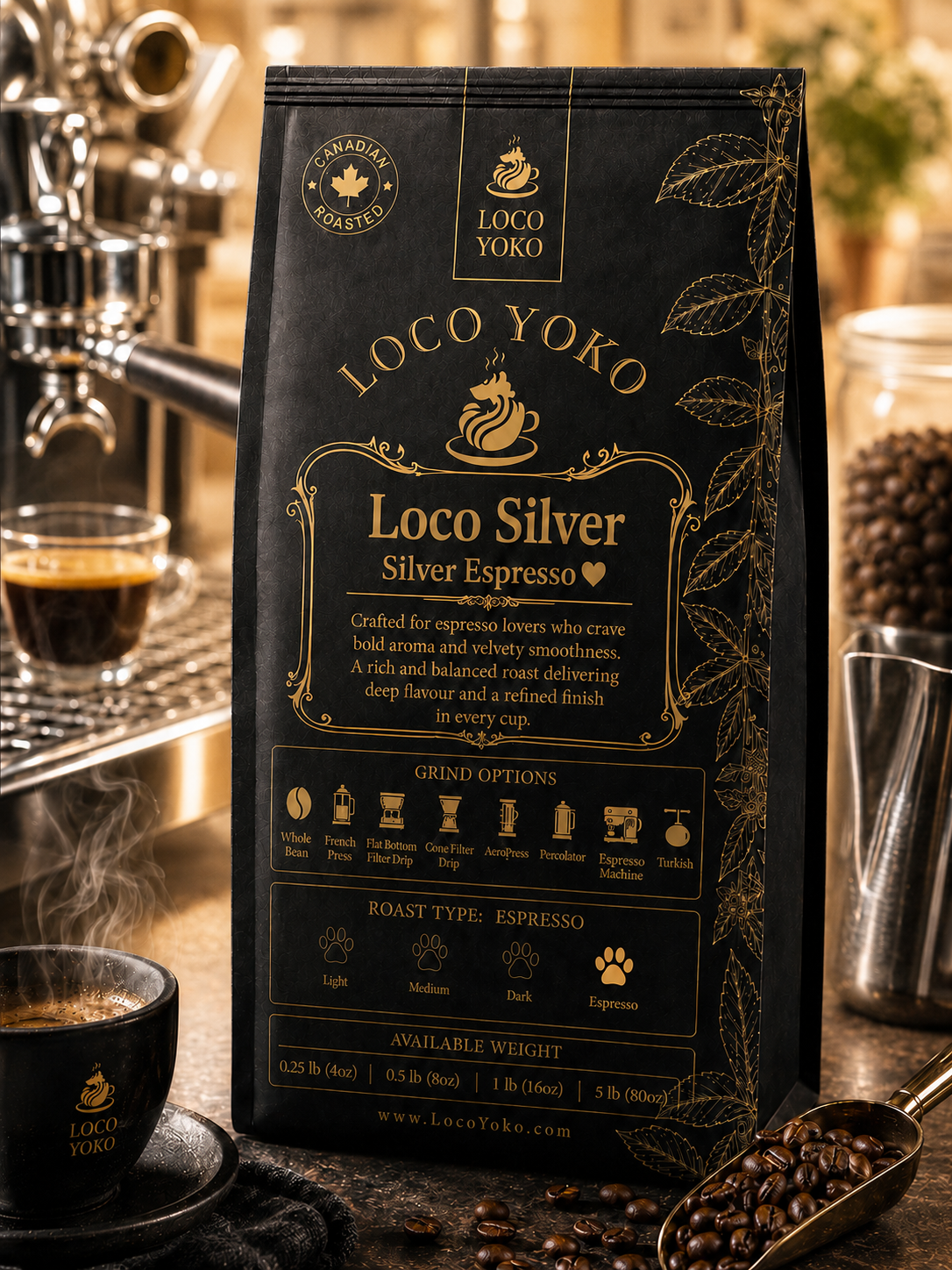 Loco Silver - Silver Espresso - LocoYoko Coffee