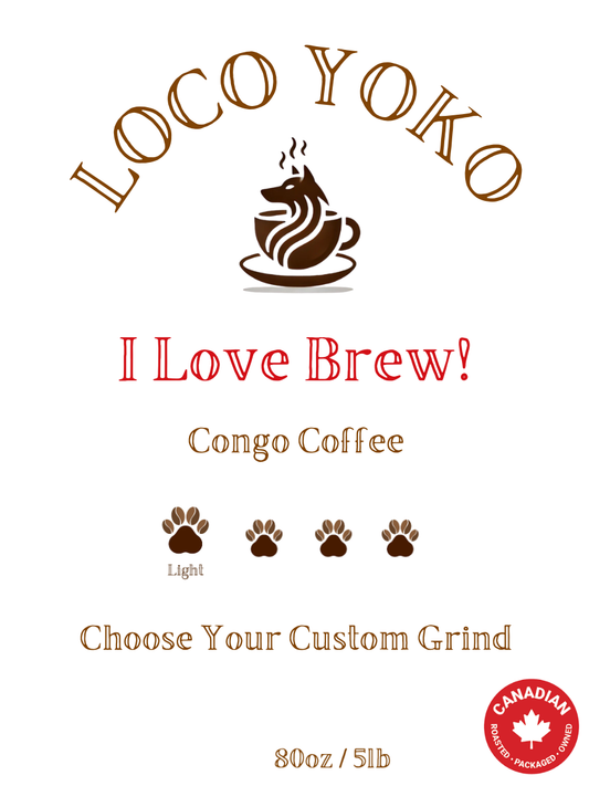 I Love Brew! - Congo Coffee - 80oz/5lb
