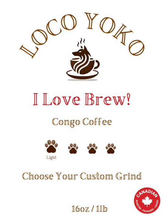 I Love Brew! - Congo Coffee - 16oz/1lb