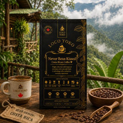Never Bean Kissed - Costa Rican Coffee