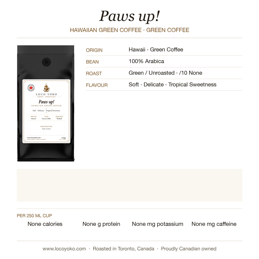 paws-up-hawaiian-green-coffee-Green / Unroasted-profile