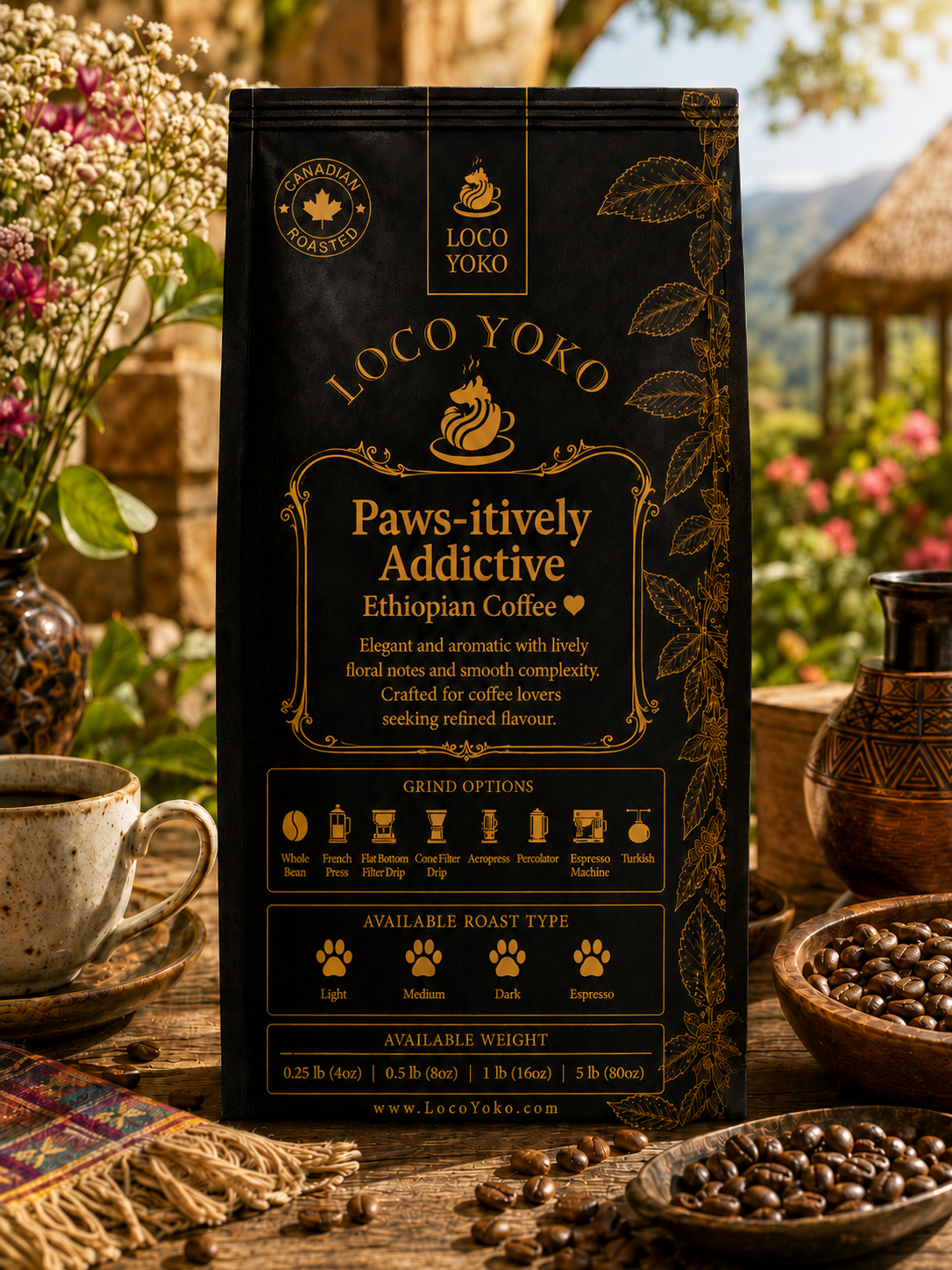 Paws-itively Addictive - Ethiopian Coffee - LocoYoko Coffee