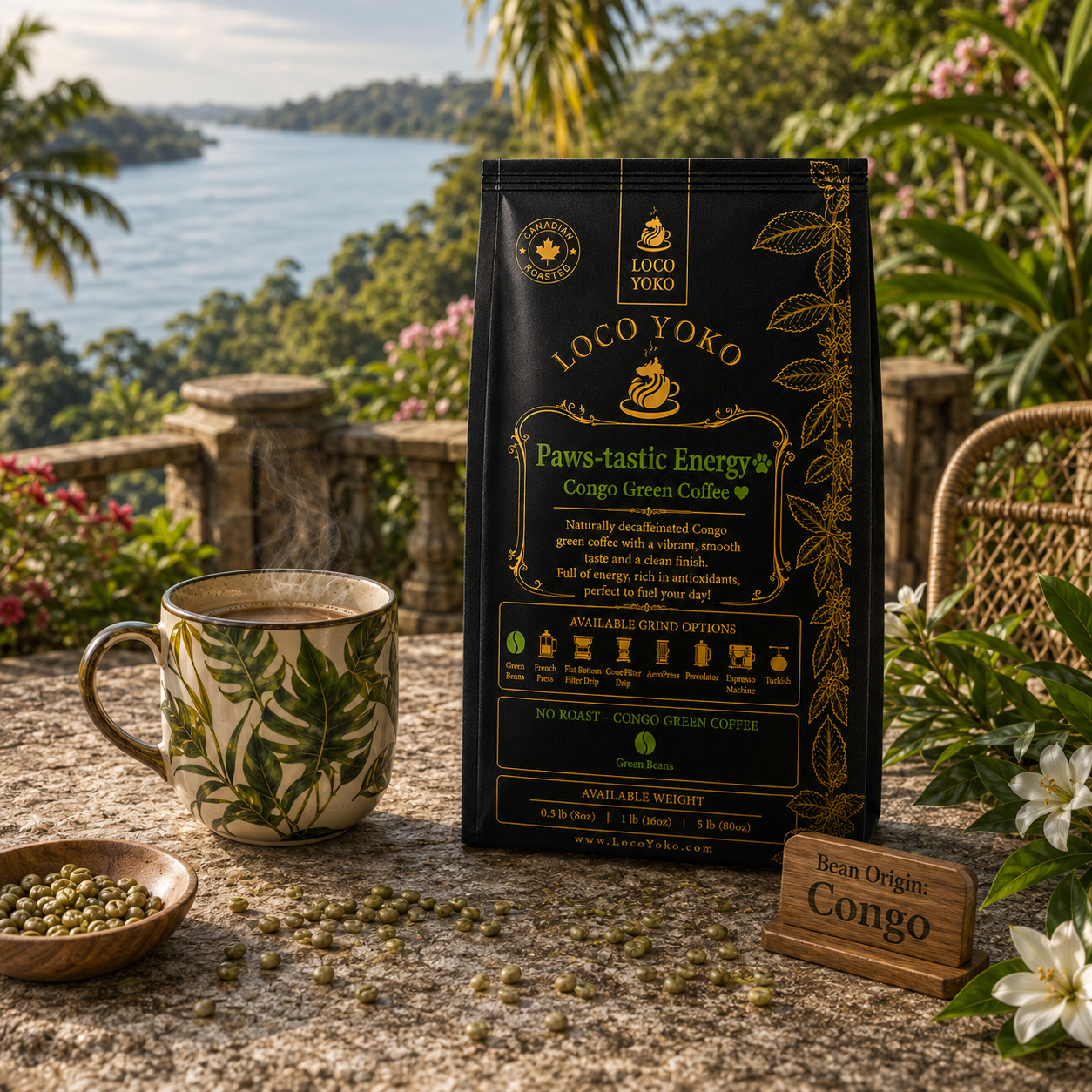 Paws-tastic Energy - Congo Green Coffee