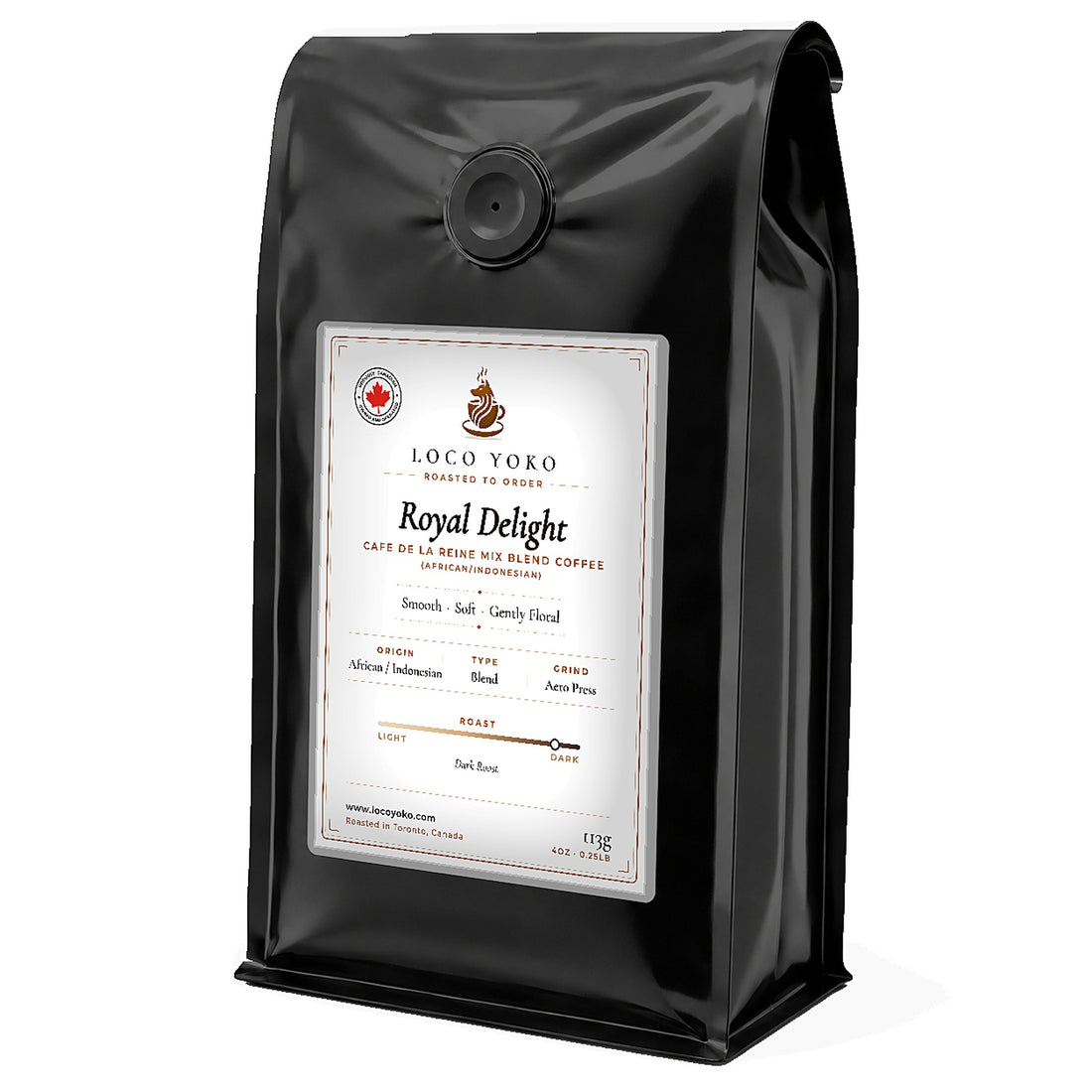 royal-delight-cafe-de-la-reine-mix-blend-coffee-african-indonesian-angle