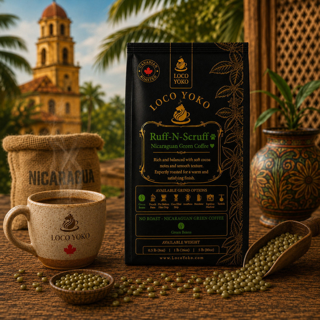 ruff-n-scruff-nicaraguan-green-coffee-lifestyle