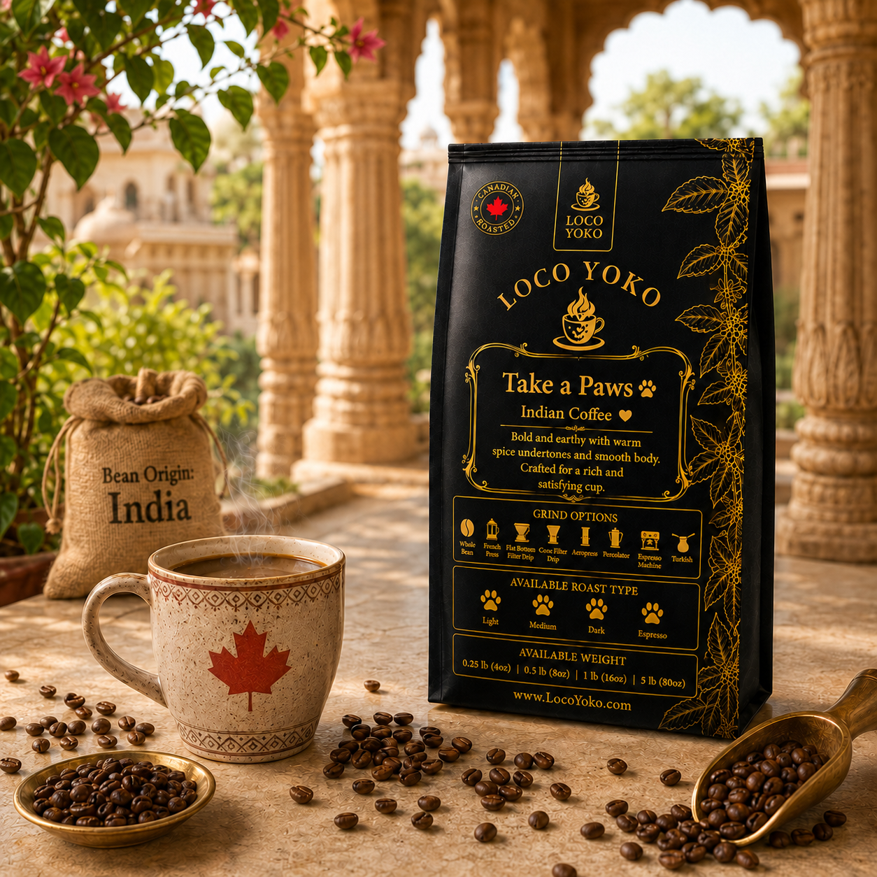 Take a Paws - Indian Coffee