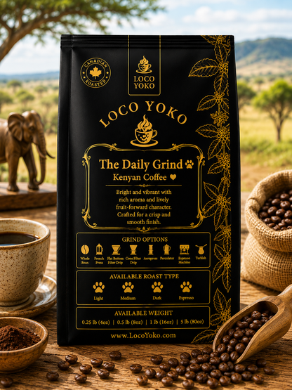 The Daily Grind - Kenyan Coffee - LocoYoko Coffee