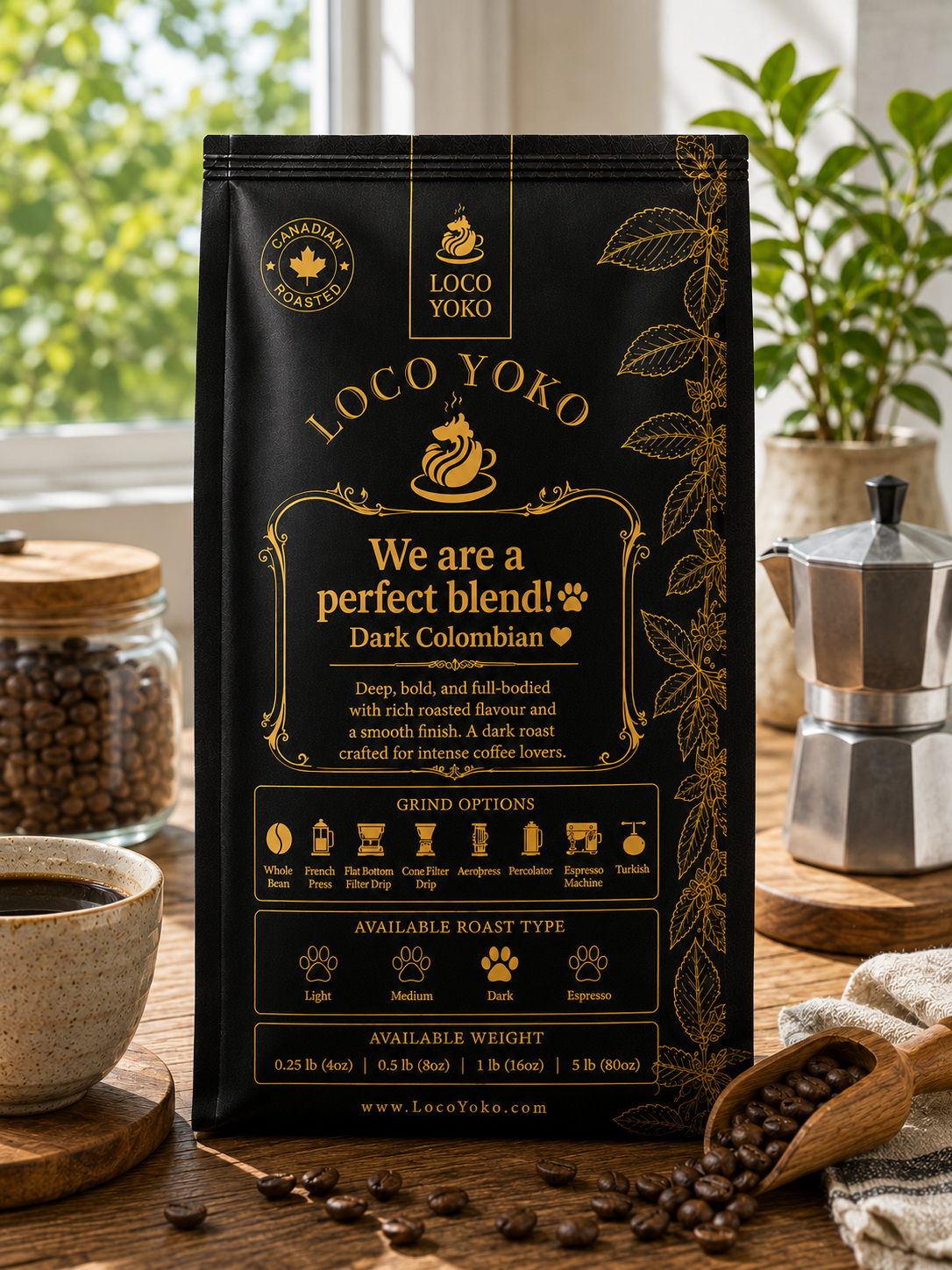We are a perfect blend! - Dark Colombian - LocoYoko Coffee