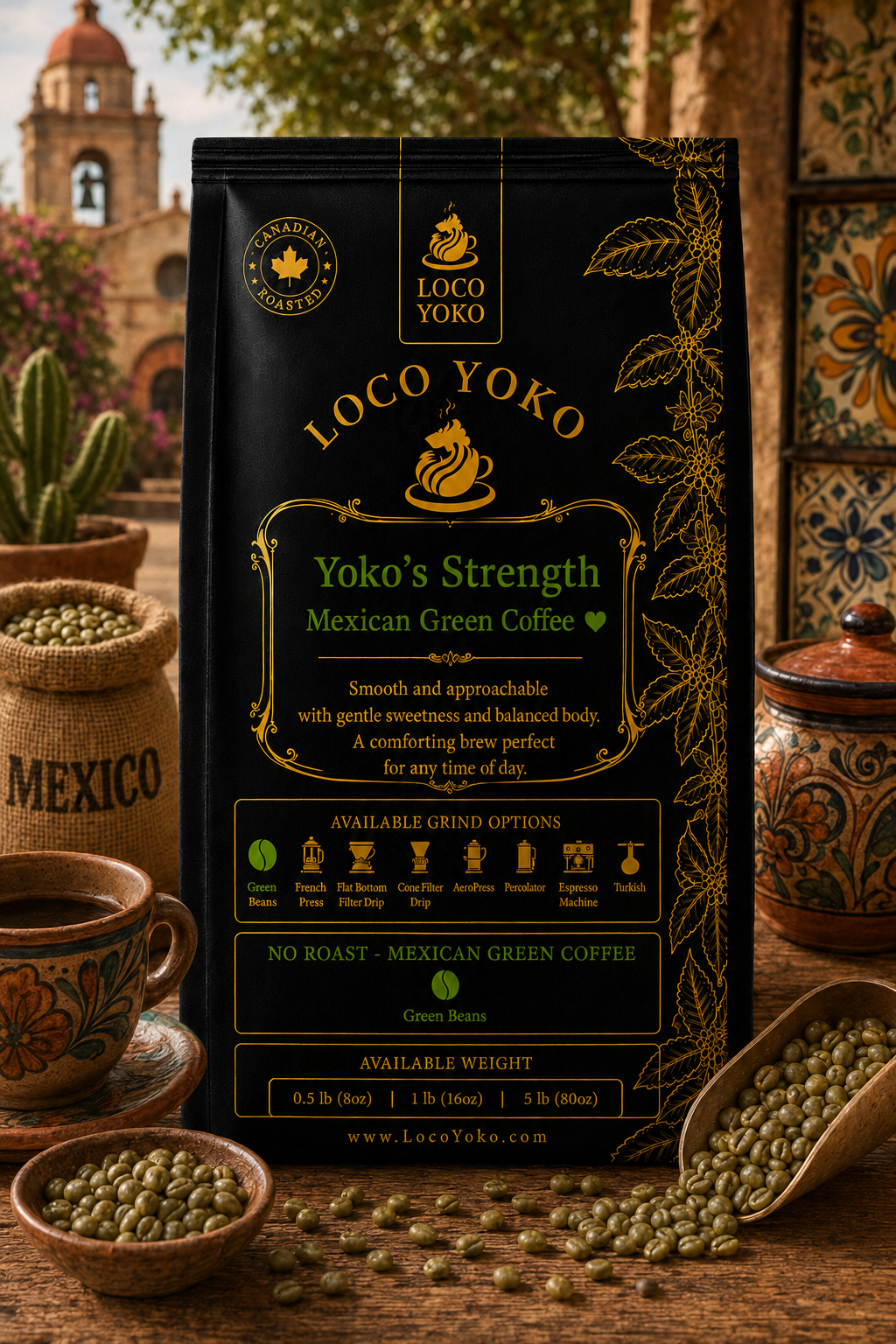 Yoko's Strength - Mexican Green Coffee