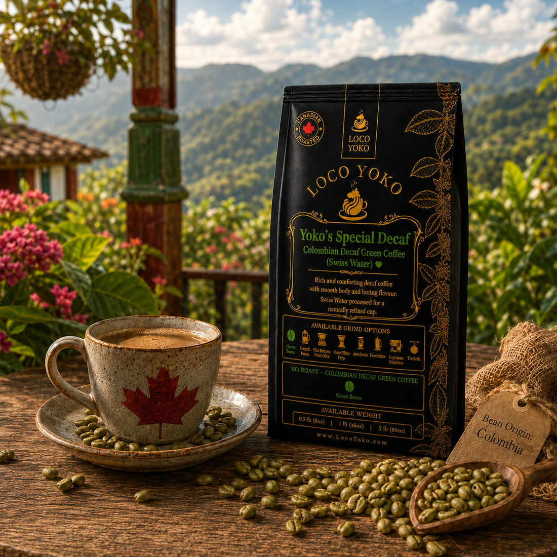 yokos-special-decaf-colombian-decaf-green-coffee-swiss-water-lifestyle