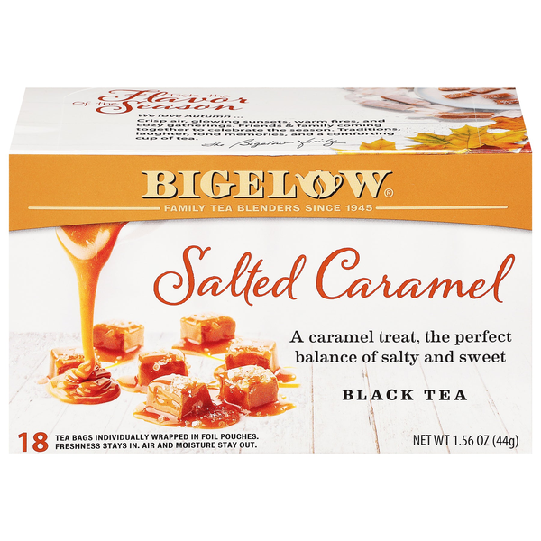 Bigelow Salted Caramel black tea box